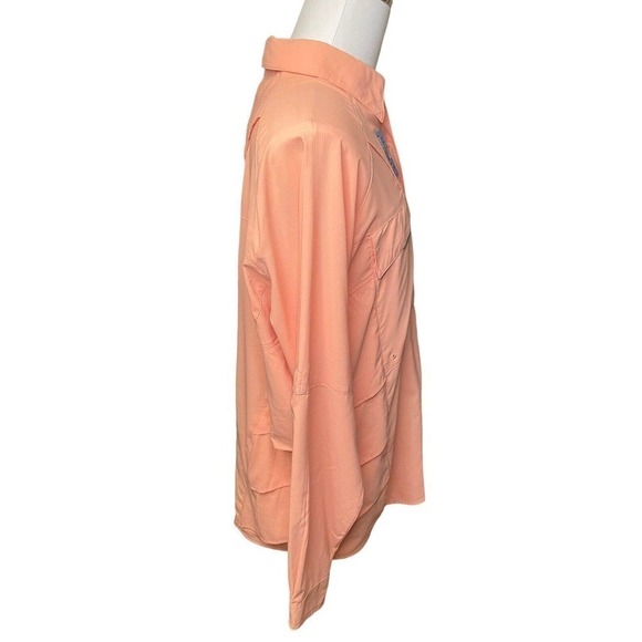 Reel Legends NEW Mens Fishing Shirt Size Large Vented Back Roll Tab Long Sleeves - Picture 7 of 13